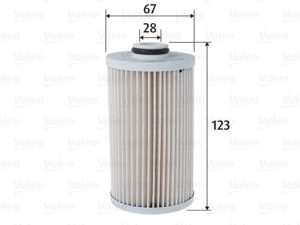 Filtru combustibil HONDA CIVIC IX (FK) 2.2 i-DTEC (FK3) diesel 150 cai VALEO 587083