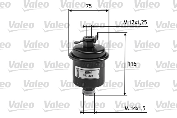 Filtru combustibil HONDA CIVIC IV Shuttle (EE, EF) 1.4 i 16V (EE1) benzina 90 cai VALEO 587208