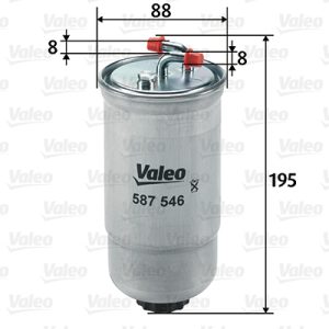 Filtru combustibil HONDA CIVIC VIII Hatchback (FN, FK) 2.2 CTDi (FK3) diesel 140 cai VALEO 587546