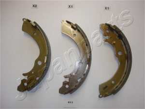 Set saboti frana HONDA CIVIC VII Hatchback (EU, EP, EV) 1.4 iS (EP1, EU5, EU7) benzina 90 cai JAPANPARTS GF-411AF
