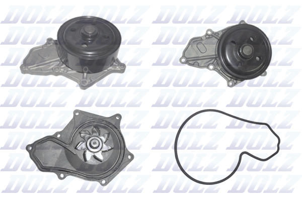 Pompa de apa HONDA CIVIC VIII Hatchback (FN, FK) 2.2 CTDi (FK3) diesel 140 cai DOLZ H145