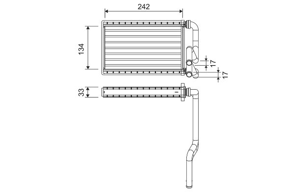 Schimbator caldura incalzire habitaclu HONDA CIVIC VIII Hatchback (FN, FK) 1.4 (FK1) benzina 83 cai VALEO 811578