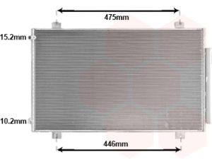 Condensator climatizare HONDA CIVIC X limuzina (FC_) 1.6 i-DTEC (FC8) diesel 120 cai VAN WEZEL 25015711