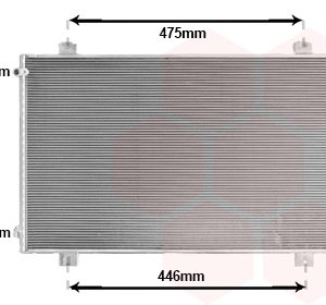 Condensator climatizare HONDA CIVIC X hatchback (FC_, FK_) 1.6 i-DTEC (FK9) diesel 120 cai VAN WEZEL 25015711