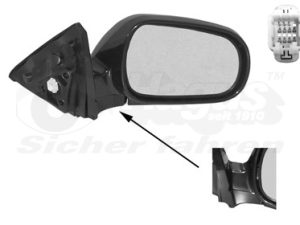 Oglinda exterioara HONDA CIVIC VI Hatchback (EJ, EK) 1.4 i (EJ9) benzina 75 cai VAN WEZEL 2527806