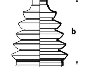 Ansamblu burduf articulatie planetara HONDA CIVIC VII limuzina (ES, ET) 1.4 (ES4) benzina 90 cai HERTH BUSS JAKOPARTS J2861027