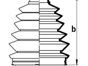 Ansamblu burduf articulatie planetara HONDA HR-V (GH_) 1.6 16V (GH1, GH3) benzina 105 cai HERTH BUSS JAKOPARTS J2864018