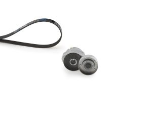 Set curea transmisie cu caneluri HONDA CIVIC VI Fastback (MA, MB) 2.0 TDiC (MB7) diesel 101 cai GATES K016PK1183