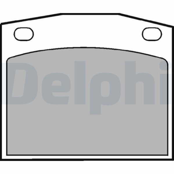 Placute frana HONDA CIVIC I Hatchback (SB) 1200 (SB2) benzina 54 cai DELPHI LP118