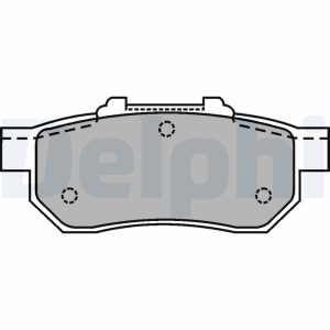 Placute frana HONDA CIVIC VI Hatchback (EJ, EK) 1.5 i (EK3) benzina 114 cai DELPHI LP1456