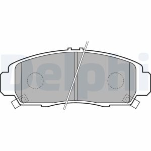 Placute frana HONDA CIVIC VIII limuzina (FD, FA) 1.8 (FD1, FD7, FA1) benzina 140 cai DELPHI LP1704