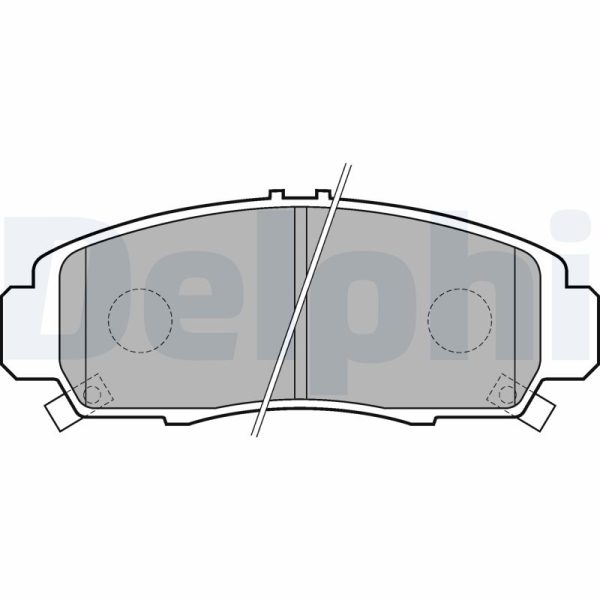 Placute frana HONDA CIVIC VIII limuzina (FD, FA) 1.8 (FD1, FD7, FA1) benzina 140 cai DELPHI LP1704