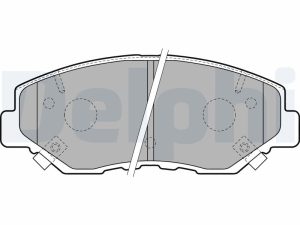 Placute frana HONDA CIVIC X limuzina (FC_) 1.6 i-VTEC (FC5) benzina 125 cai DELPHI LP1806