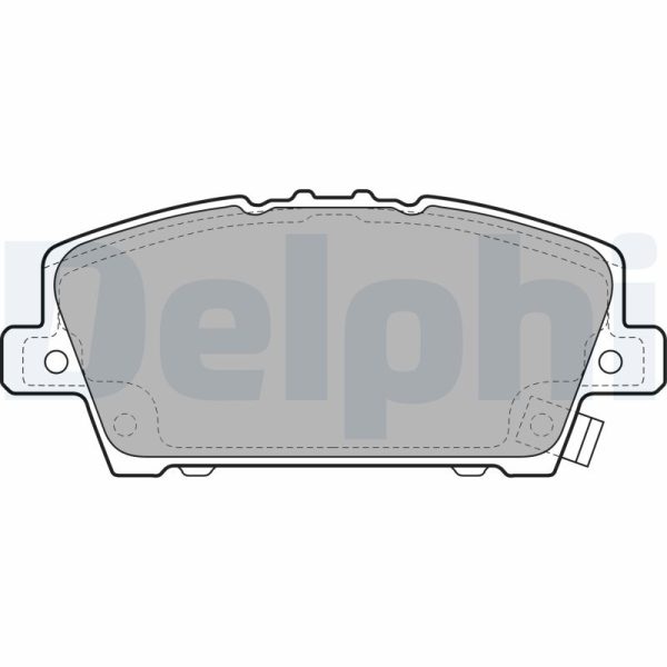 Placute frana HONDA CIVIC VIII Hatchback (FN, FK) 1.4 (FK1) benzina 83 cai DELPHI LP1970