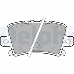 Placute frana HONDA CIVIC VIII limuzina (FD, FA) 1.8 (FD1, FD7, FA1) benzina 140 cai DELPHI LP1971