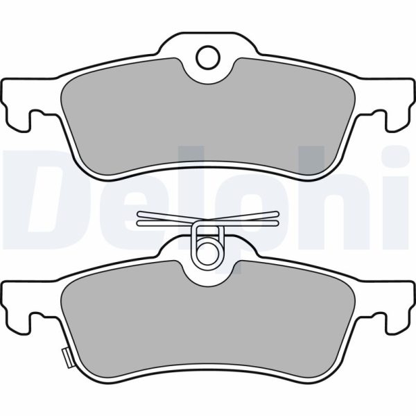 Placute frana HONDA CIVIC IX Tourer (FK) 1.6 i-DTEC (FK3) diesel 120 cai DELPHI LP3147