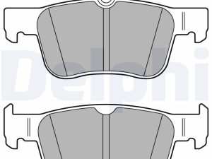 Placute frana HONDA CIVIC X hatchback (FC_, FK_) 1.0 VTEC (FK6) benzina 129 cai DELPHI LP3391