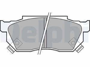 Placute frana HONDA CIVIC IV limuzina (ED, EF) 1.3 (ED1) benzina 75 cai DELPHI LP445