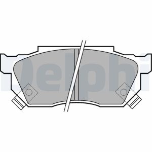 Placute frana HONDA CIVIC IV Hatchback (EC, ED, EE, EF) 1.3 (EC8) benzina 75 cai DELPHI LP445