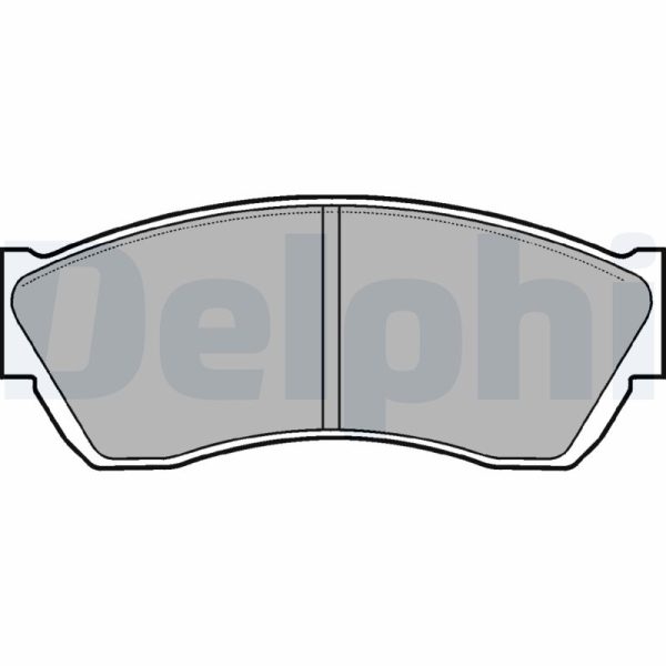 Placute frana HONDA CIVIC III Hatchback (AL, AJ, AG, AH) 1.2 (AL) benzina 54 cai DELPHI LP676