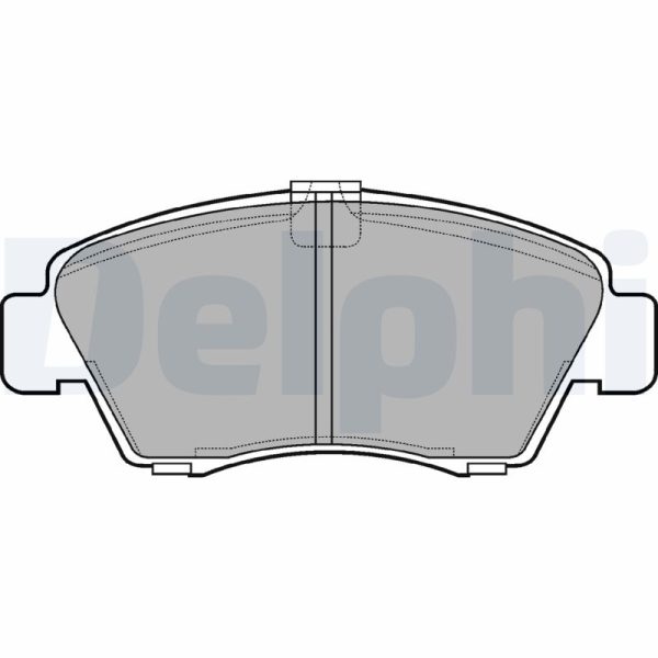 Placute frana HONDA CIVIC V cupe (EJ) 1.5 i LSi (EJ2) benzina 101 cai DELPHI LP810