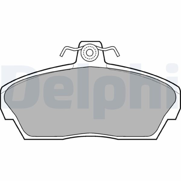 Placute frana HONDA CIVIC VII Hatchback (EU, EP, EV) 1.4 i (EP1, EU7) benzina 75 cai DELPHI LP911