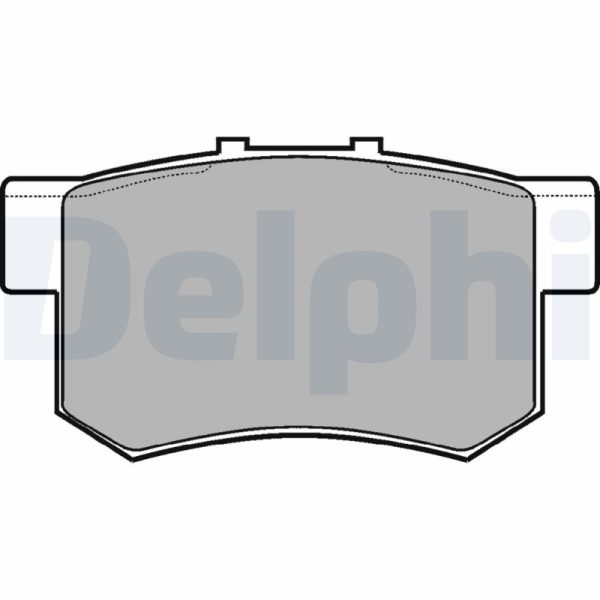 Placute frana HONDA CIVIC VIII limuzina (FD, FA) 1.3 (FD3) benzina 116 cai DELPHI LP948