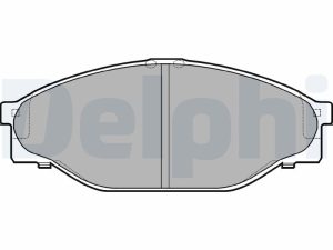 Placute frana HONDA HR-V (GH_) 1.6 16V benzina 124 cai DELPHI LP950
