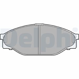 Placute frana HONDA HR-V (GH_) 1.6 16V benzina 124 cai DELPHI LP950