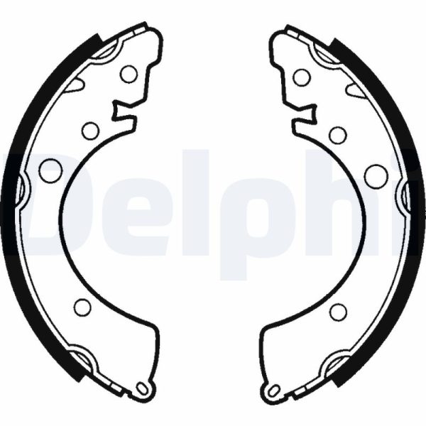 Set saboti frana HONDA CIVIC VI Hatchback (EJ, EK) 1.4 i (EJ9) benzina 75 cai DELPHI LS1417