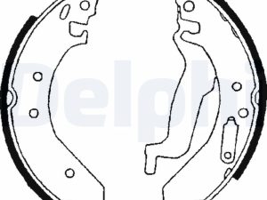 Set saboti frana HONDA CIVIC VI Hatchback (EJ, EK) 1.4 i (EJ9) benzina 75 cai DELPHI LS1645
