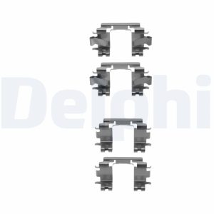 Set accesorii placute frana HONDA CIVIC V limuzina (EG, EH) 1.3 (EG7) benzina 75 cai DELPHI LX0298