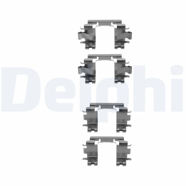 Set accesorii placute frana HONDA CIVIC V limuzina (EG, EH) 1.3 (EG7) benzina 75 cai DELPHI LX0298