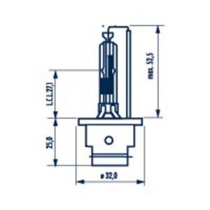 Bec far faza lunga HONDA CIVIC VIII limuzina (FD, FA) 1.3 (FD3) benzina 116 cai NARVA 840063000