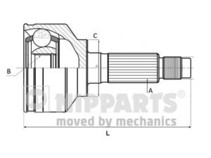 Cap planetara HONDA CIVIC VIII Hatchback (FN, FK) Type R (FN2) benzina 201 cai NIPPARTS J2824134