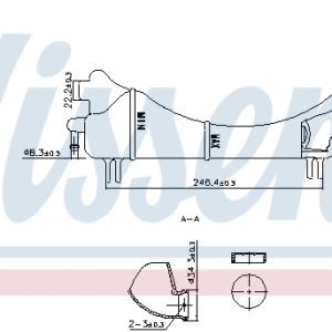 Vas de expansiune racire HONDA CIVIC VII cupe (EM2) 1.6 i (EM1) benzina 110 cai NISSENS 996334