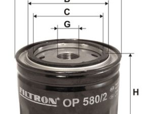 Filtru ulei HONDA CIVIC VI Fastback (MA, MB) 2.0 TDiC (MB7) diesel 101 cai FILTRON OP 580/2