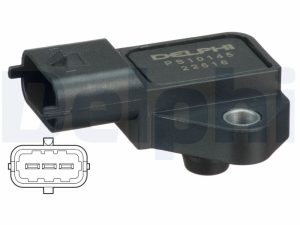 Senzor presiune galerie admisie HONDA CIVIC VII Hatchback (EU, EP, EV) 1.7 CTDi (EP4, EU9) diesel 100 cai DELPHI PS10145