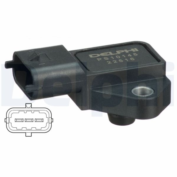 Senzor presiune galerie admisie HONDA CIVIC VII Hatchback (EU, EP, EV) 1.7 CTDi (EP4, EU9) diesel 100 cai DELPHI PS10145