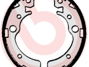 Set saboti frana HONDA CIVIC V limuzina (EG, EH) 1.3 (EG7) benzina 75 cai BREMBO S 28 509