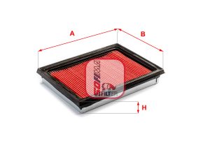 Filtru aer HONDA CIVIC VI limuzina (EJ, EK, SO) 1.4 i (EJ9) benzina 90 cai SOFIMA S 3001 A