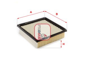 Filtru aer HONDA CIVIC V cupe (EJ) 1.6 i Vtec (EJ1) benzina 125 cai SOFIMA S 3238 A