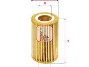 Filtru ulei HONDA CIVIC IX (FK) 2.2 i-DTEC (FK3) diesel 150 cai SOFIMA S 5074 PE