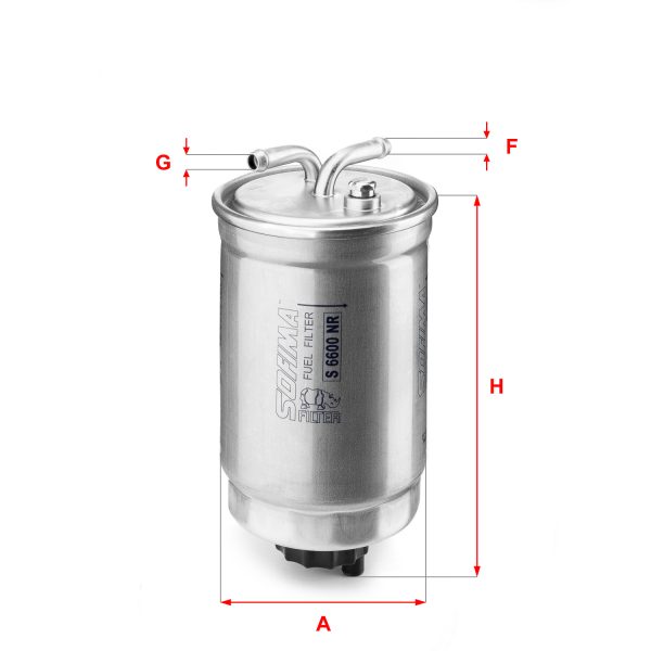 Filtru combustibil HONDA CIVIC VI Fastback (MA, MB) 2.0 TDiC (MB7) diesel 101 cai SOFIMA S 6600 NR
