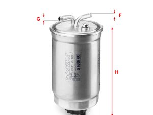 Filtru combustibil HONDA CIVIC VI Aerodeck (MB, MC) 2.0 i D (MC3) diesel 105 cai SOFIMA S 6600 NR