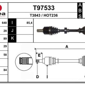 Planetara HONDA CIVIC IX (FK) 1.6 i-DTEC (FK3) diesel 120 cai EAI T97533