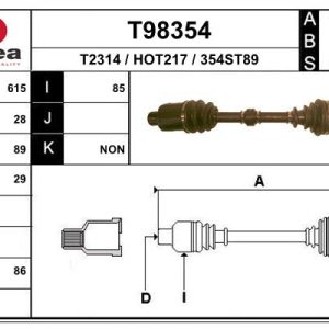 Planetara HONDA CIVIC VIII Hatchback (FN, FK) 2.2 CTDi (FK3) diesel 140 cai EAI T98354