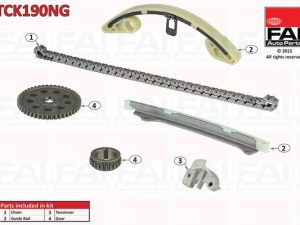 Kit lant de distributie HONDA CIVIC VIII limuzina (FD, FA) 1.3 IMA (FA3) benzina/elector 112 cai FAI AUTOPARTS TCK190NG