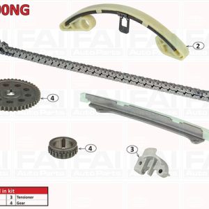Kit lant de distributie HONDA CIVIC VIII limuzina (FD, FA) 1.3 IMA (FA3) benzina/elector 112 cai FAI AUTOPARTS TCK190NG