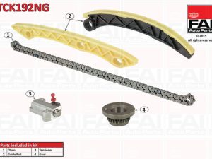 Kit lant de distributie HONDA CIVIC X limuzina (FC_) 1.6 i-VTEC (FC5) benzina 125 cai FAI AUTOPARTS TCK192NG